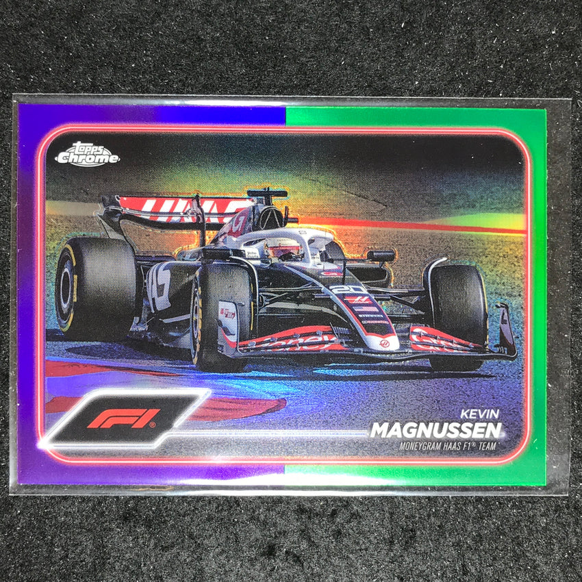 2024 Topps Chrome Formula 1 KEVIN MAGNUSSEN Base Purple Green #88