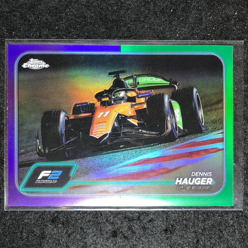 2024 Topps Chrome Formula 1 DENNIS HAUGER Base Purple Green #95