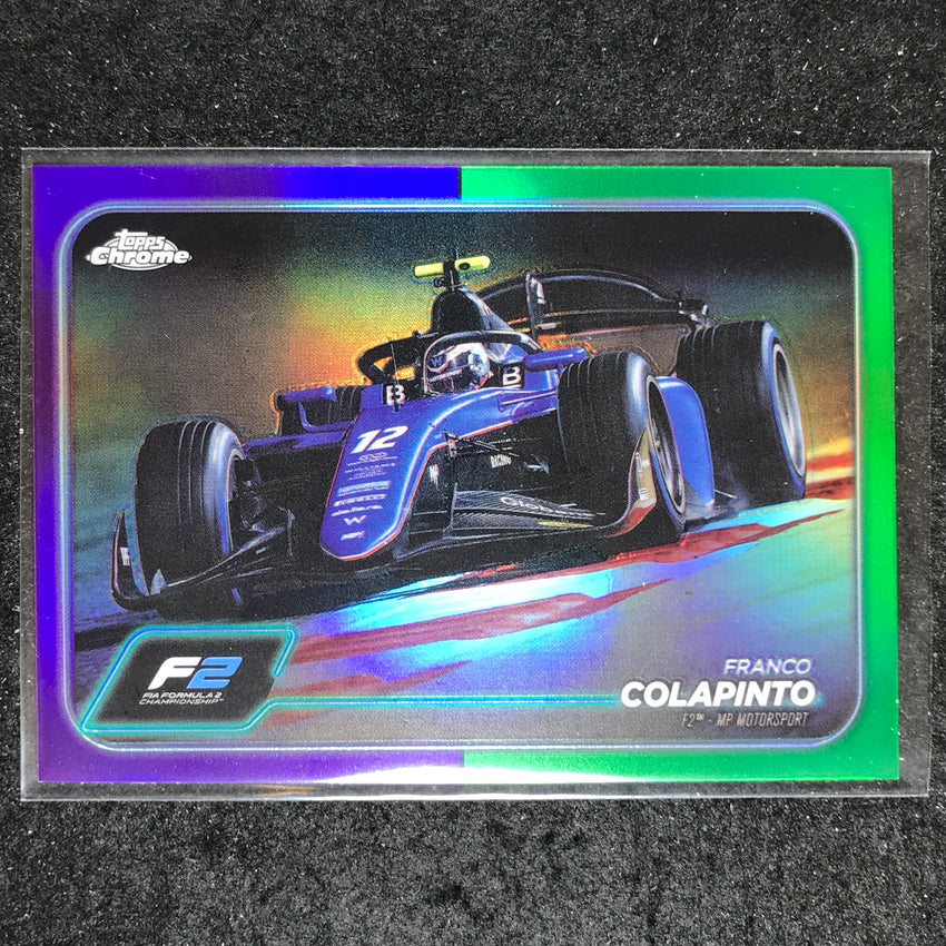 2024 Topps Chrome Formula 1 FRANCO COLAPINTO Base Purple Green #96