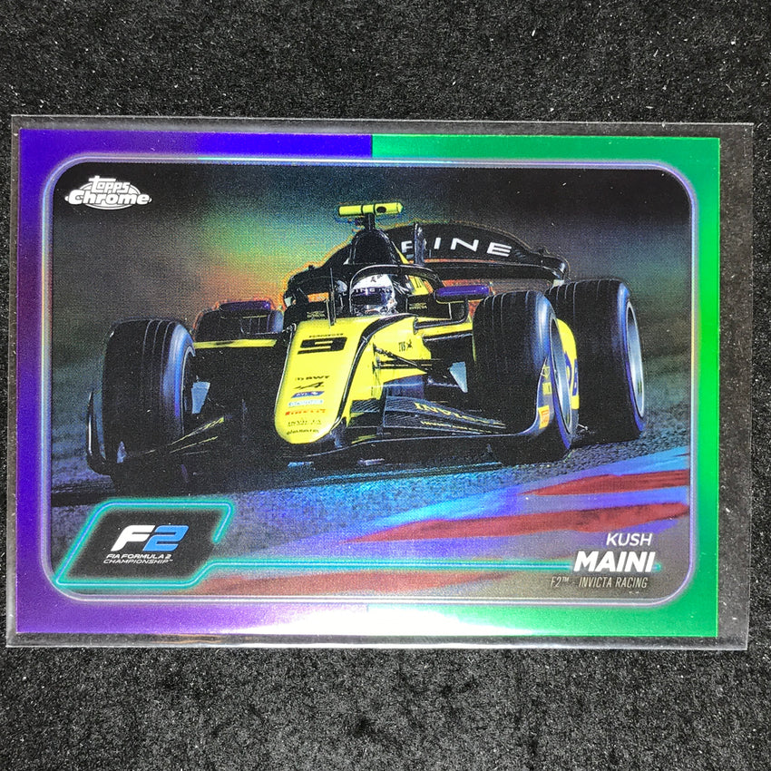 2024 Topps Chrome Formula 1 KUSH MAINI Base Purple Green #99