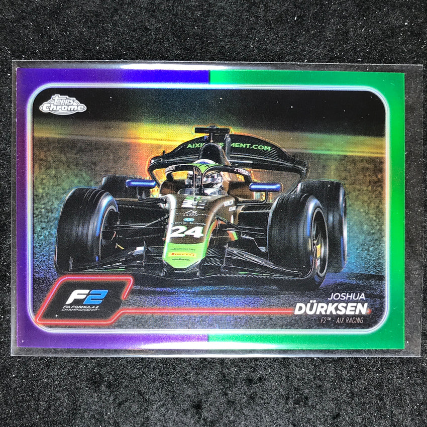 2024 Topps Chrome Formula 1 JOSHUA DURKSEN Base Purple Green #107