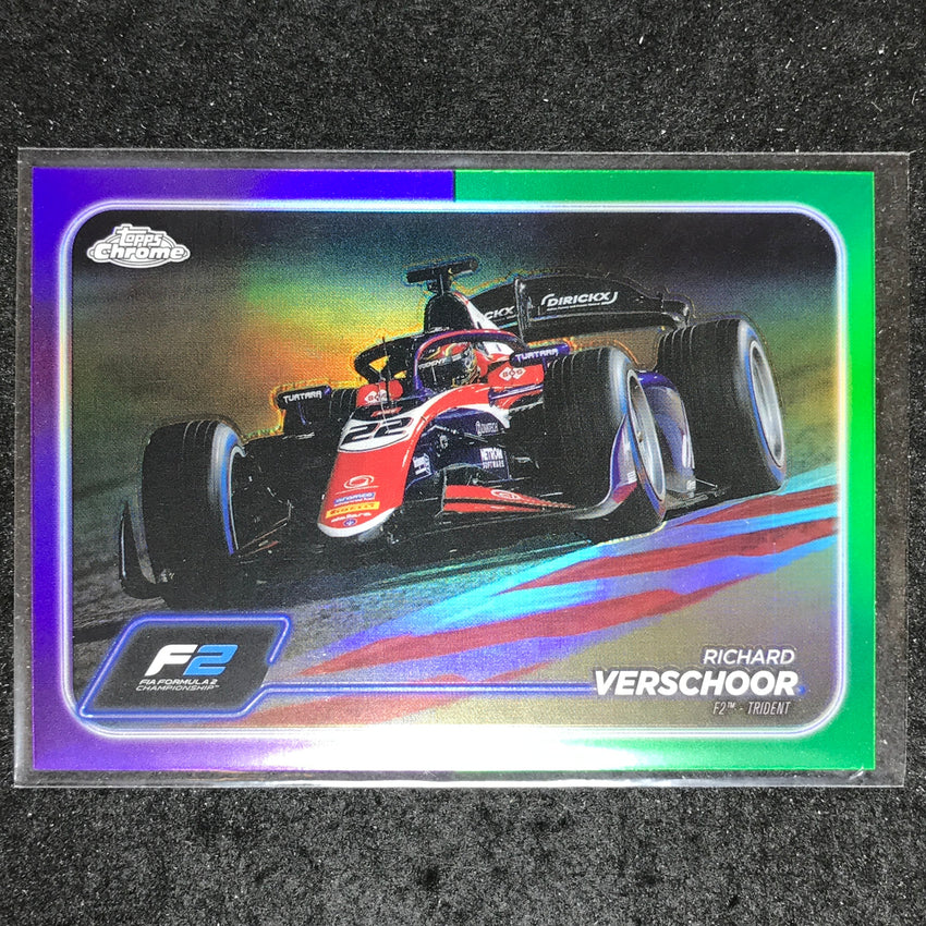 2024 Topps Chrome Formula 1 RICHARD VERSCHOOR Base Purple Green #109