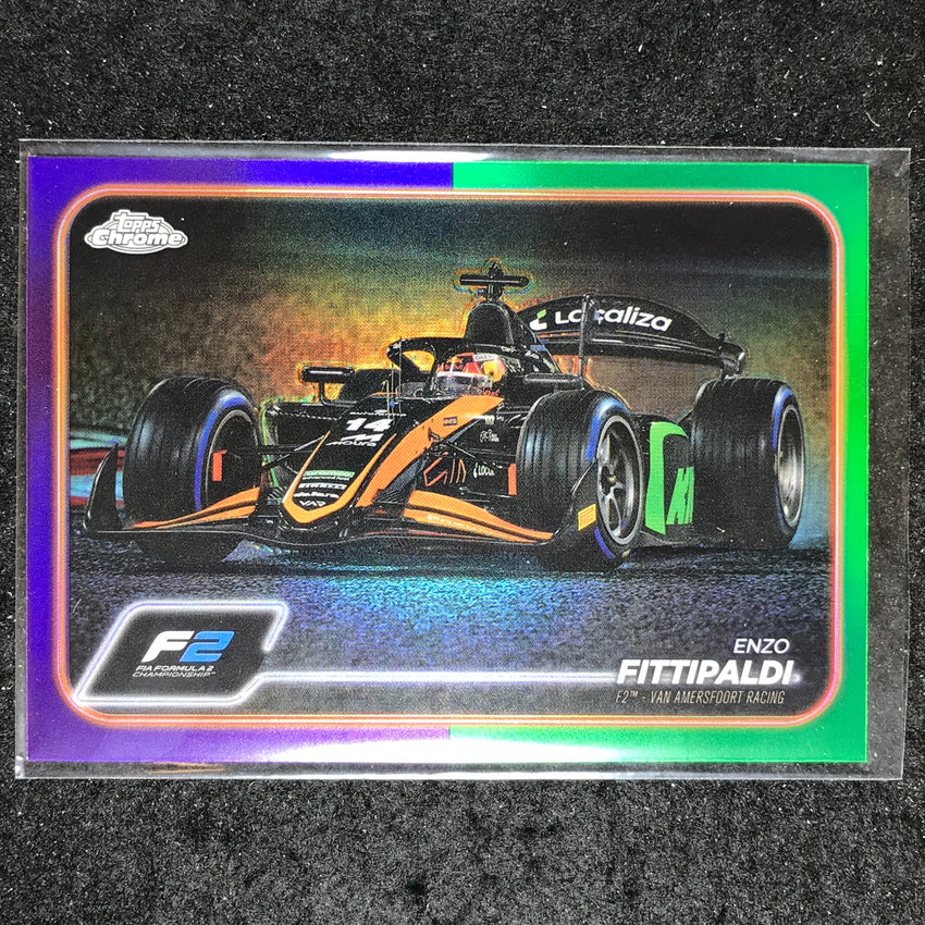 2024 Topps Chrome Formula 1 ENZO FITTIPALDI Base Purple Green #111