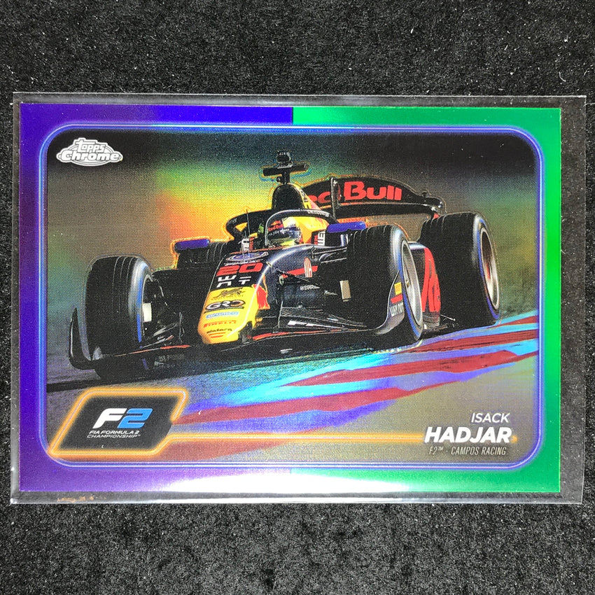 2024 Topps Chrome Formula 1 ISACK HADJAR Base Purple Green #113