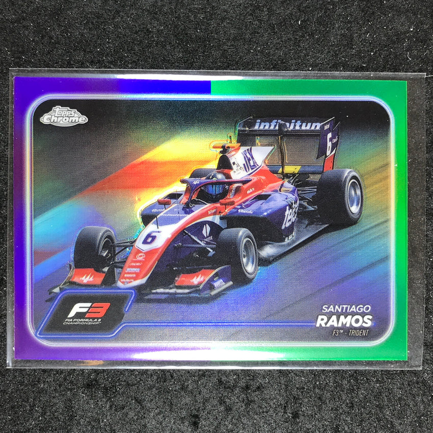 2024 Topps Chrome Formula 1 SANTIAGO RAMOS Base Purple Green #120