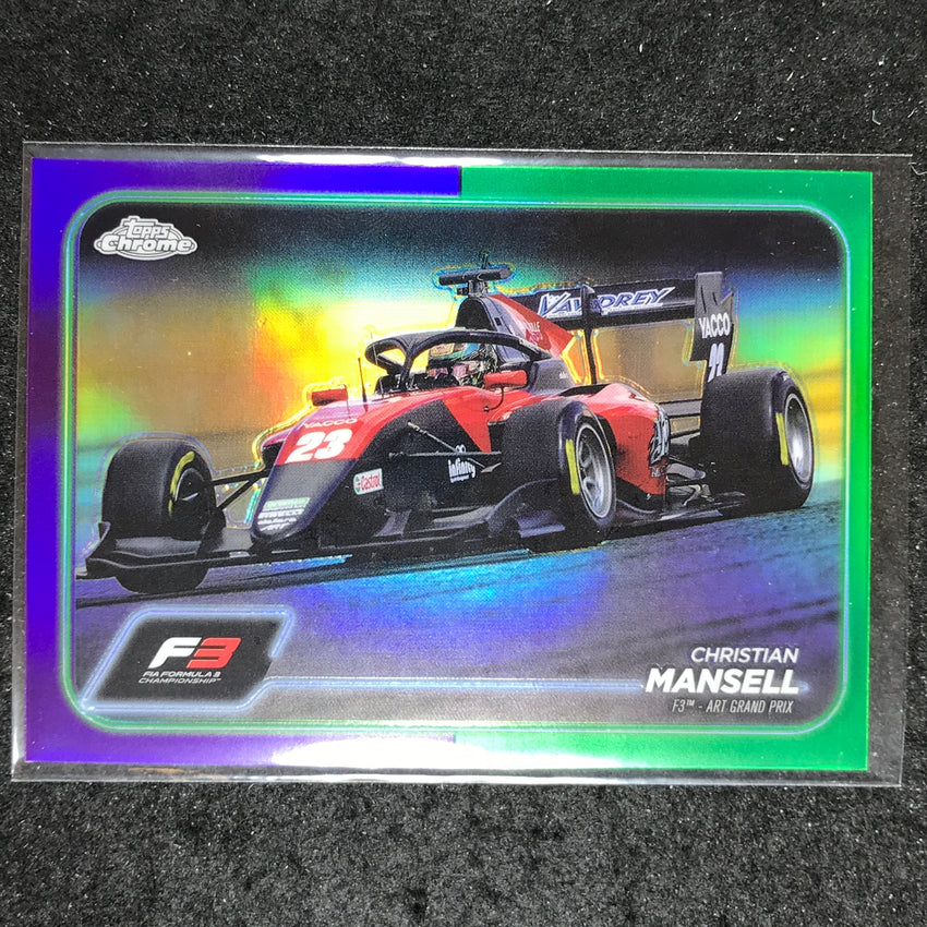 2024 Topps Chrome Formula 1 CHRISTIAN MANSELL Base Purple Green #136