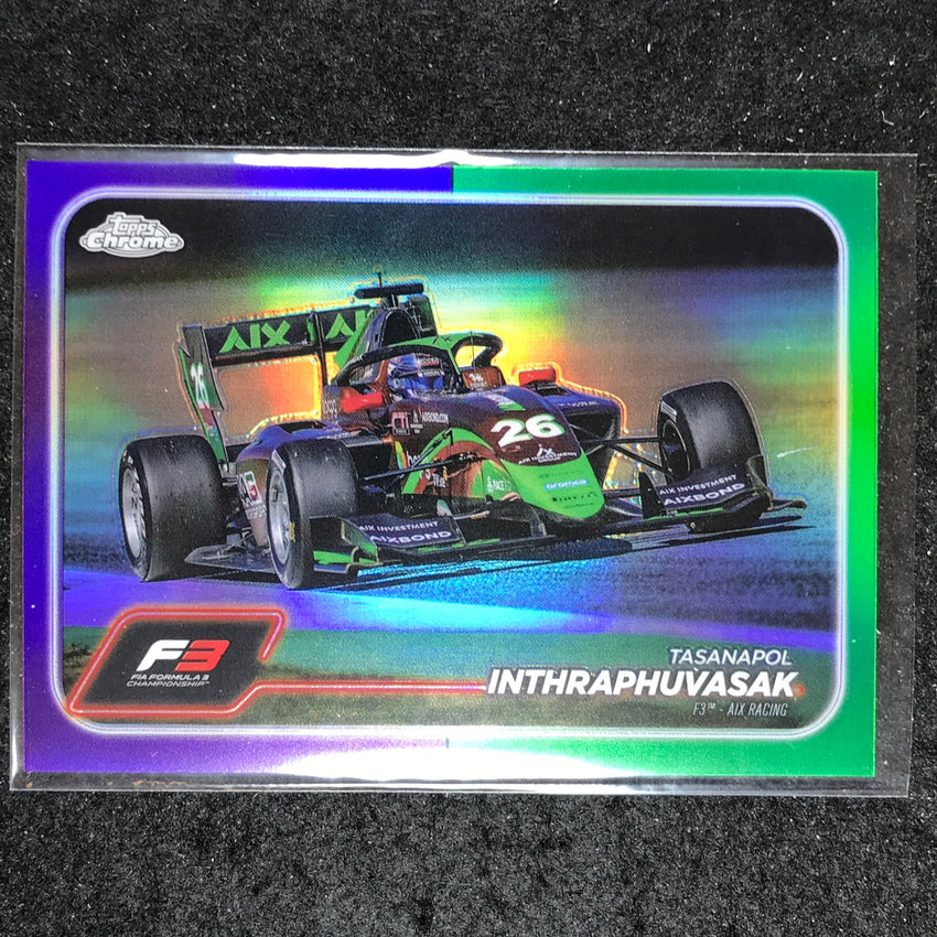 2024 Topps Chrome Formula 1 TASANAPOL INTHRAPHUVASAK Base Purple Green #139