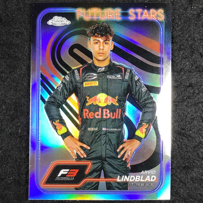 2024 Topps Chrome Formula 1 ARVID LINDBLAD Base Refractor #45