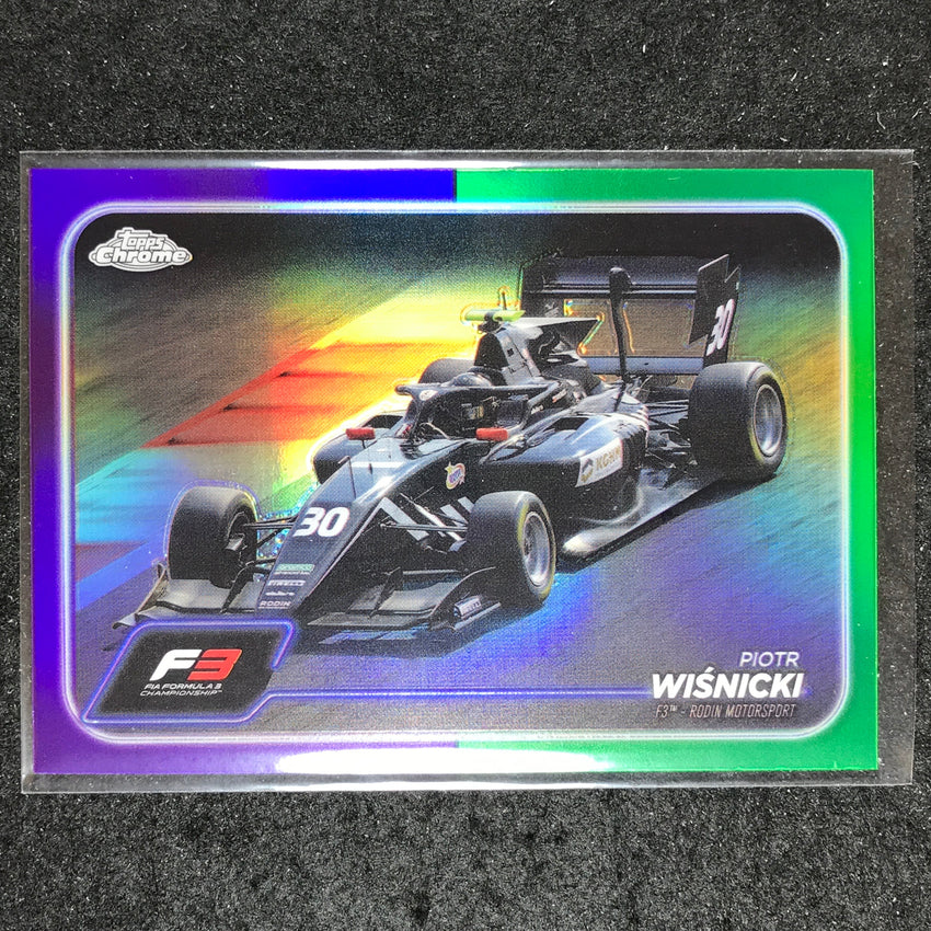 2024 Topps Chrome Formula 1 PIOTR WI?NICKI Base Purple Green #144