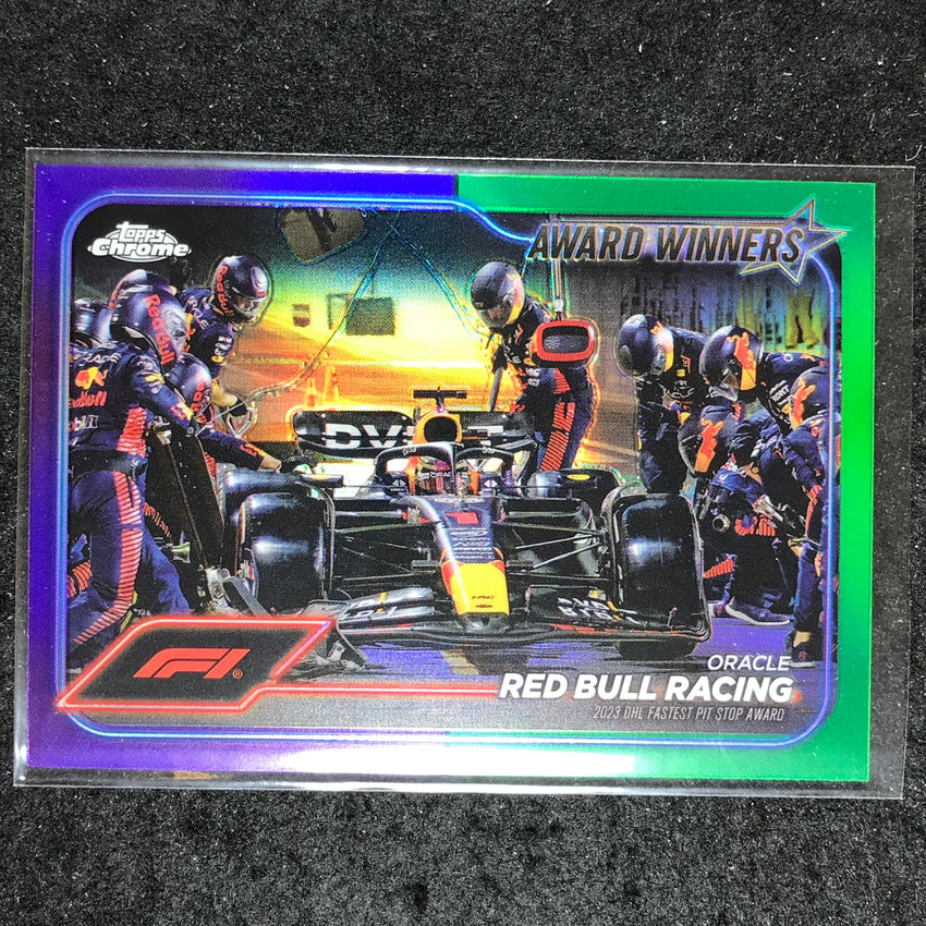 2024 Topps Chrome Formula 1 ORACLE RED BULL RACING Base Purple Green #181