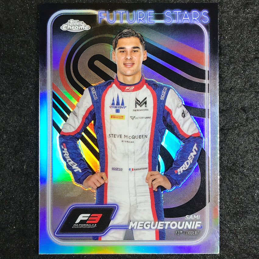 2024 Topps Chrome Formula 1 SAMI MEGUETOUNIF Base Refractor #47