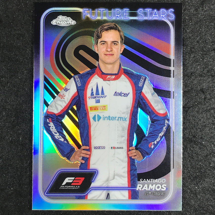 2024 Topps Chrome Formula 1 SANTIAGO RAMOS Base Refractor #48
