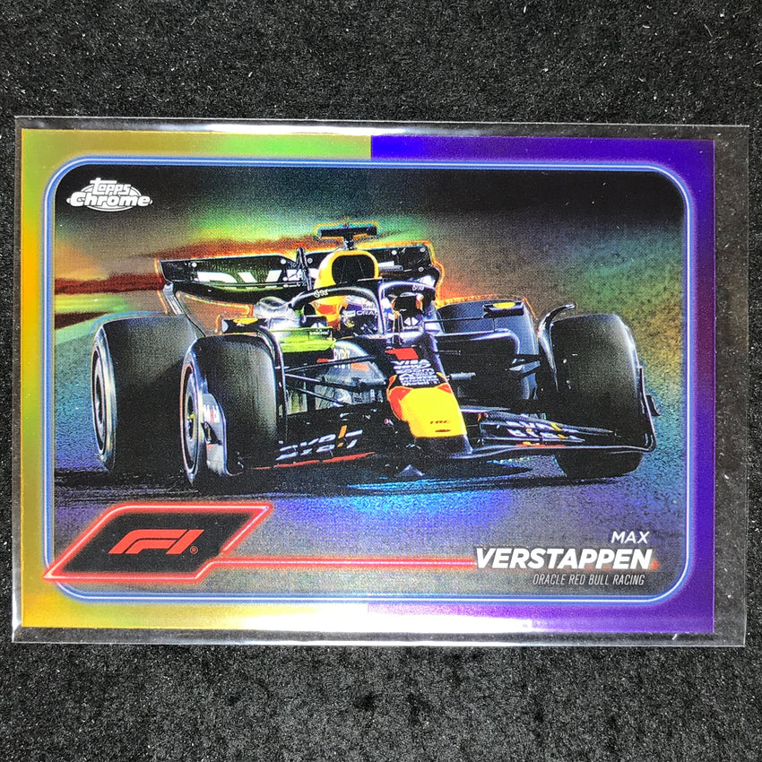 2024 Topps Chrome Formula 1 MAX VERSTAPPEN Base Gold Purple #73