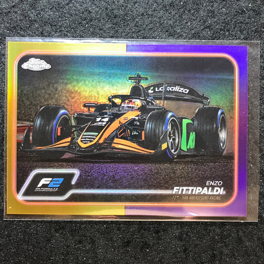 2024 Topps Chrome Formula 1 ENZO FITTIPALDI Base Gold Purple #111