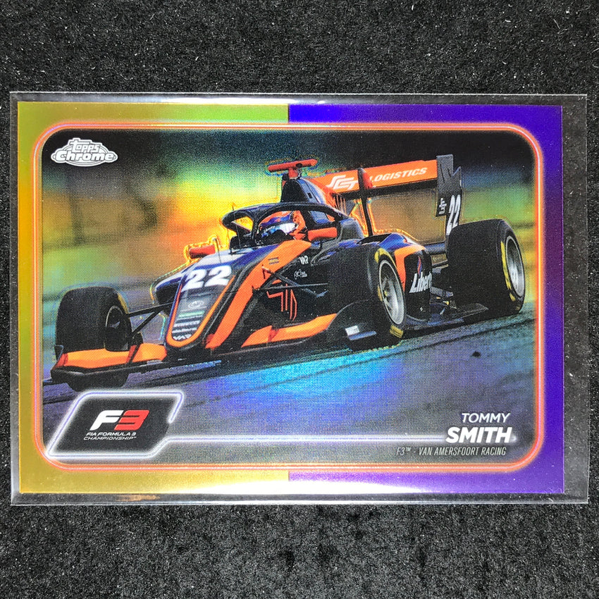 2024 Topps Chrome Formula 1 TOMMY SMITH Base Gold Purple #135