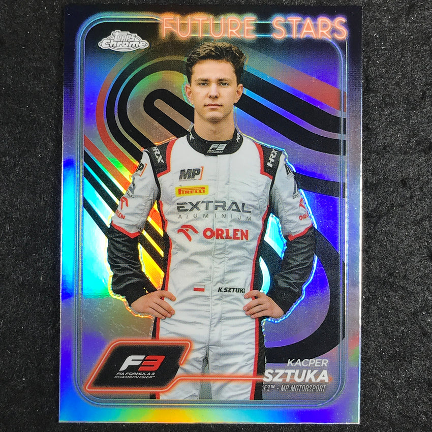 2024 Topps Chrome Formula 1 KACPER SZTUKA Base Refractor #50
