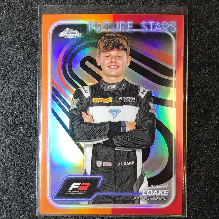 2024 Topps Chrome Formula 1 JOSEPH LOAKE Base Orange Red #71