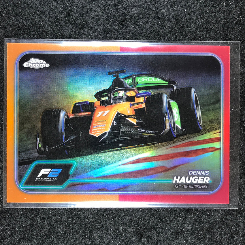 2024 Topps Chrome Formula 1 DENNIS HAUGER Base Orange Red #95
