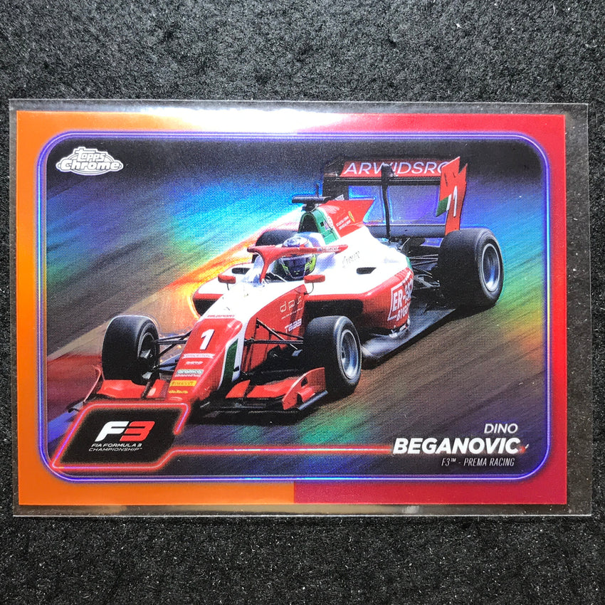 2024 Topps Chrome Formula 1 DINO BEGANOVIC Base Orange Red #115