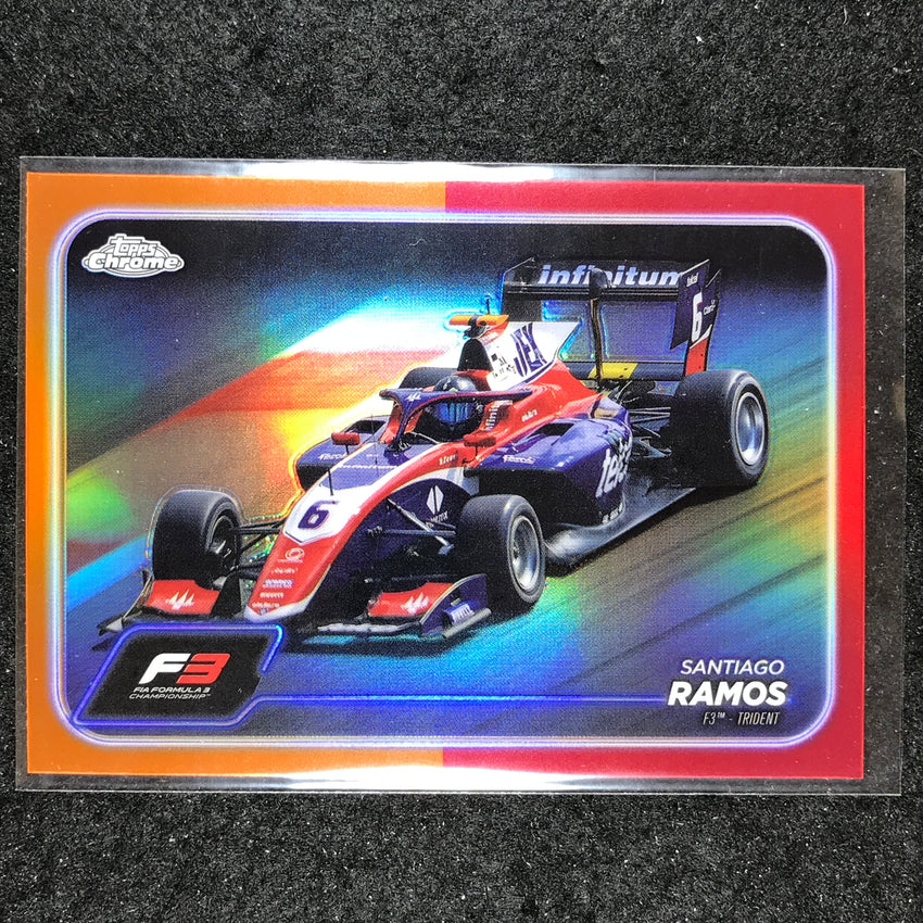2024 Topps Chrome Formula 1 SANTIAGO RAMOS Base Orange Red #120