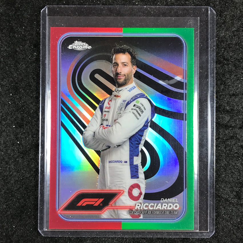 2024 Topps Chrome Formula 1 DANIEL RICCIARDO Base Red Green #18
