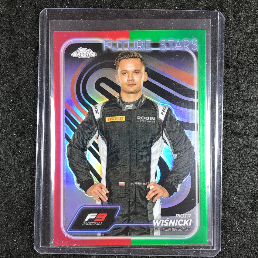 2024 Topps Chrome Formula 1 PIOTR WI?NICKI Base Red Green #72
