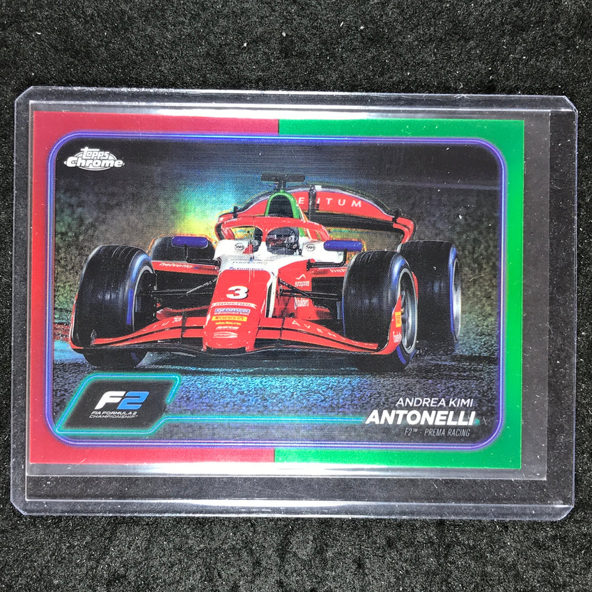 2024 Topps Chrome Formula 1 ANDREA KIMI ANTONELLI Base Red Green #94