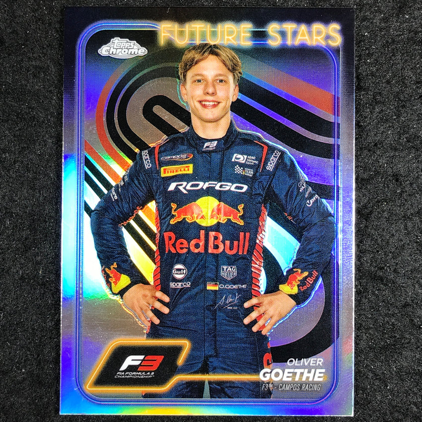 2024 Topps Chrome Formula 1 OLIVER GOETHE Base Refractor #52