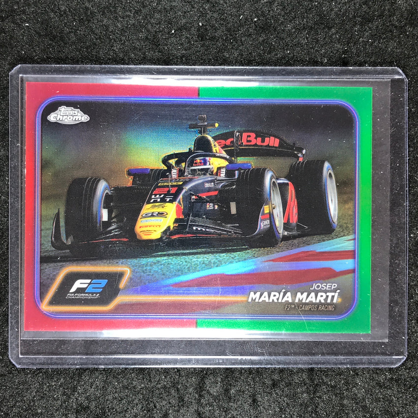 2024 Topps Chrome Formula 1 JOSEP MARIA MARTI Base Red Green #114