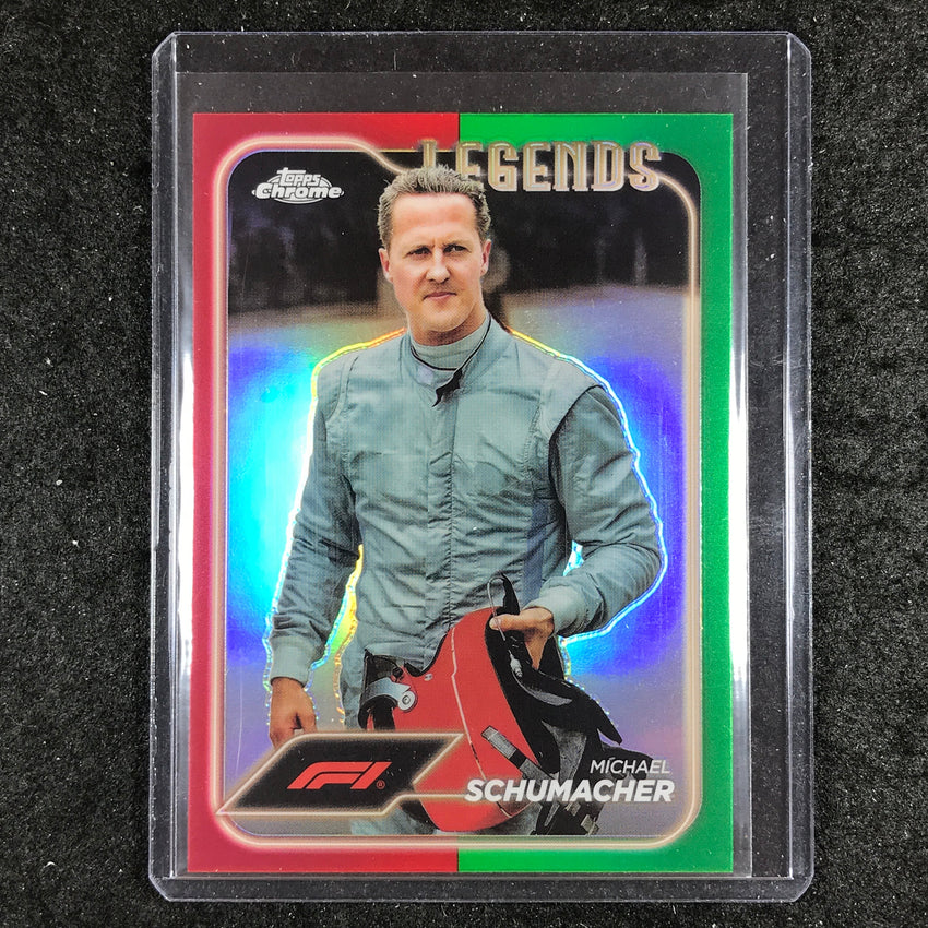 2024 Topps Chrome Formula 1 MICHAEL SCHUMACHER Base Red Green #197