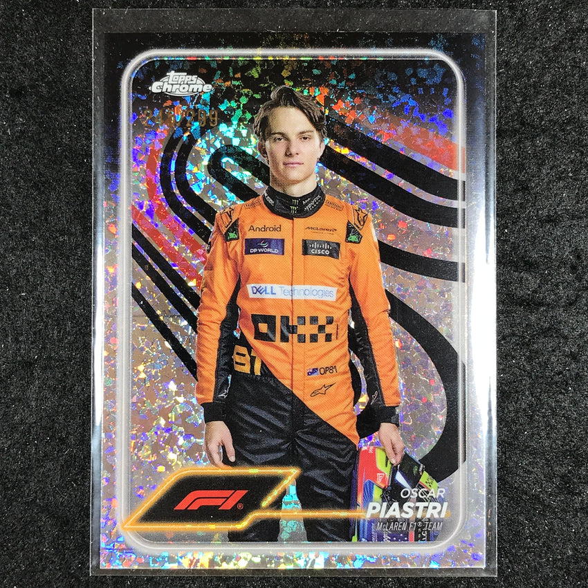 2024 Topps Chrome Formula 1 OSCAR PIASTRI Mini Diamond 245/299 #8