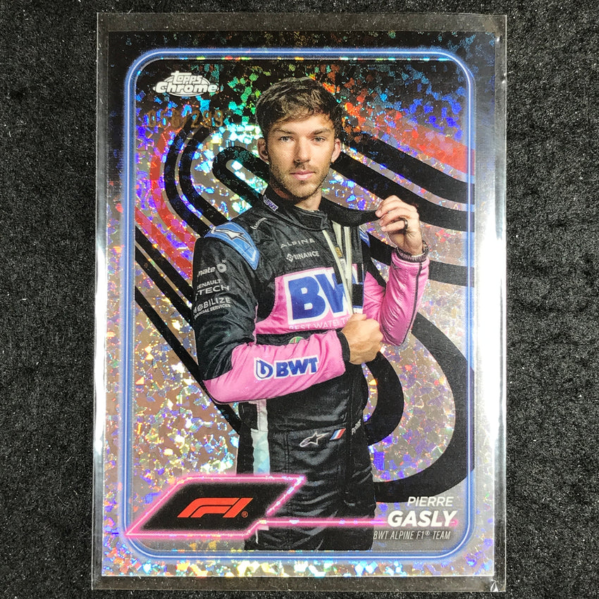 2024 Topps Chrome Formula 1 PIERRE GASLY Mini Diamond 56/299 #10