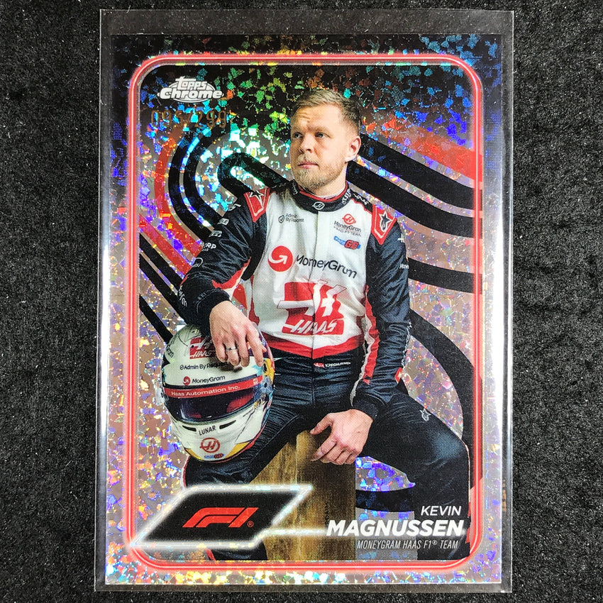 2024 Topps Chrome Formula 1 KEVIN MAGNUSSEN Mini Diamond 95/299 #16