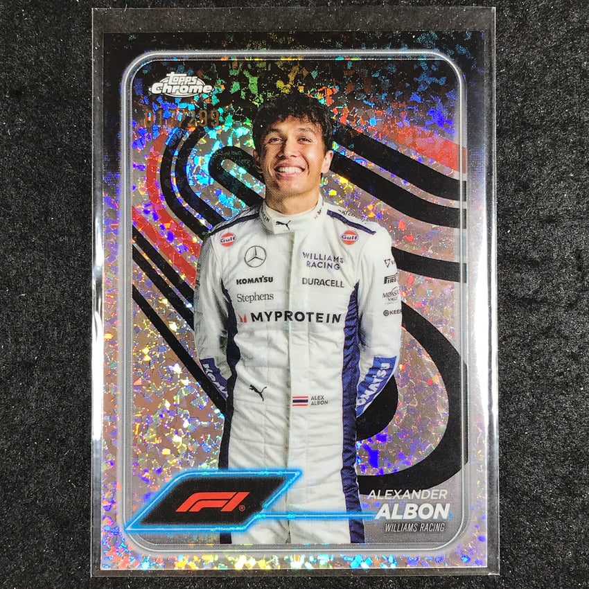 2024 Topps Chrome Formula 1 ALEXANDER ALBON Mini Diamond 17/299 #19
