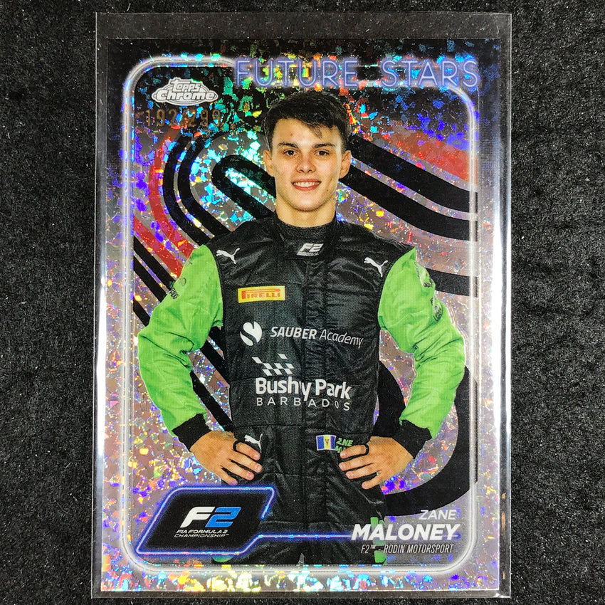 2024 Topps Chrome Formula 1 ZANE MALONEY Mini Diamond 192/299 #25