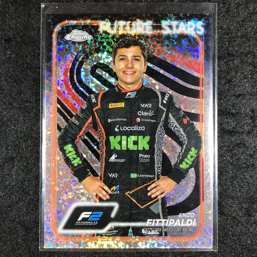2024 Topps Chrome Formula 1 ENZO FITTIPALDI Mini Diamond 128/299 #39