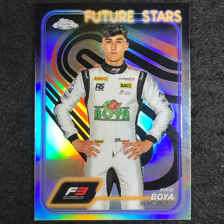 2024 Topps Chrome Formula 1 MARI BOYA Base Refractor #54