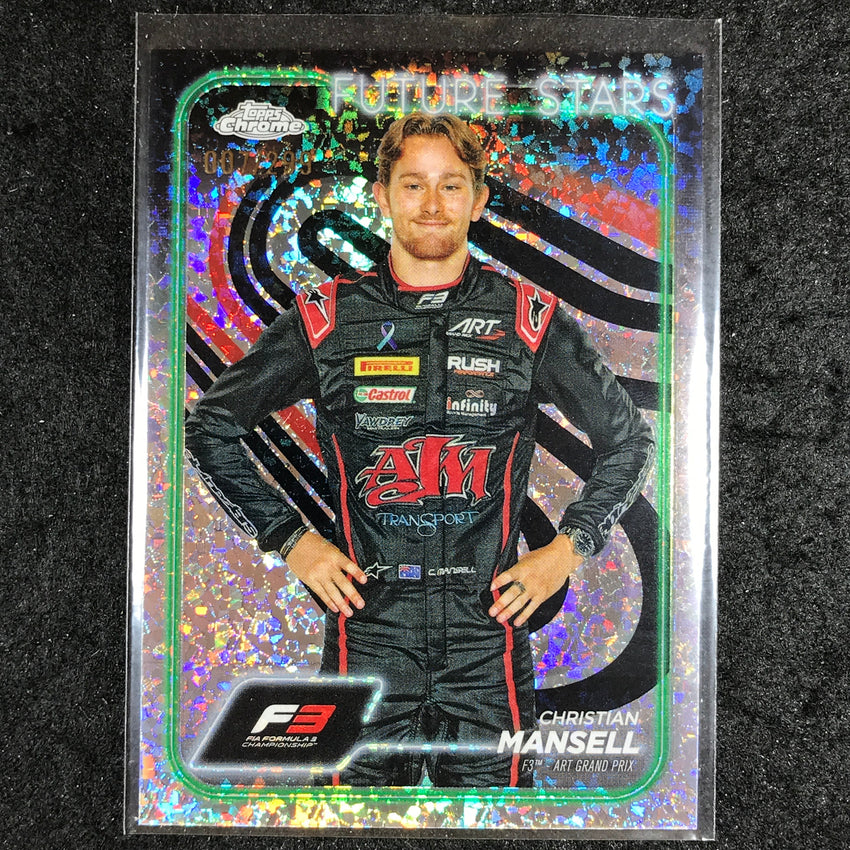 2024 Topps Chrome Formula 1 CHRISTIAN MANSELL Mini Diamond 7/299 #64