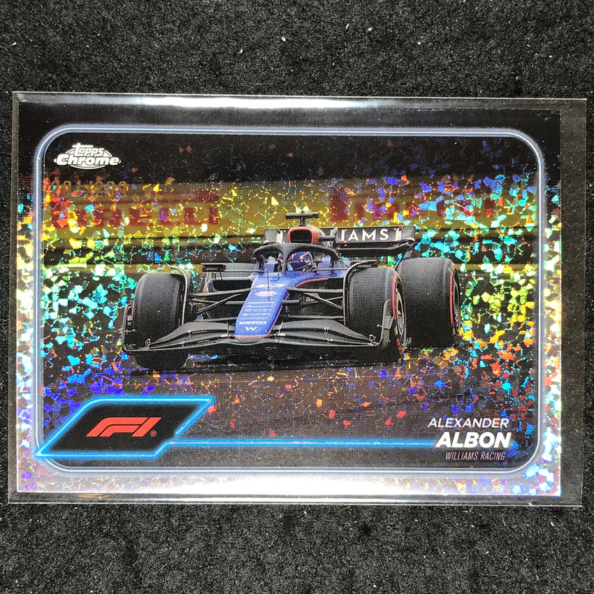 2024 Topps Chrome Formula 1 ALEXANDER ALBON Mini Diamond 201/299 #91