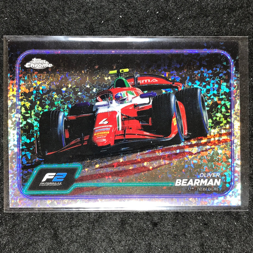 2024 Topps Chrome Formula 1 OLIVER BEARMAN Mini Diamond 91/299 #93