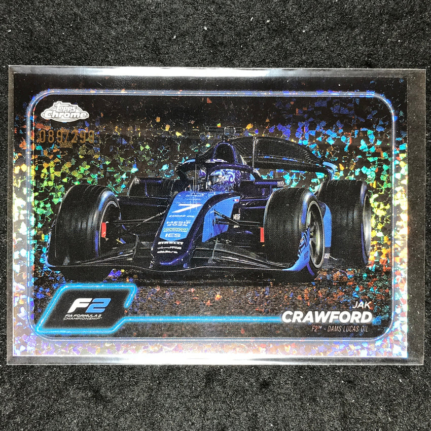 2024 Topps Chrome Formula 1 JAK CRAWFORD Mini Diamond 89/299 #105