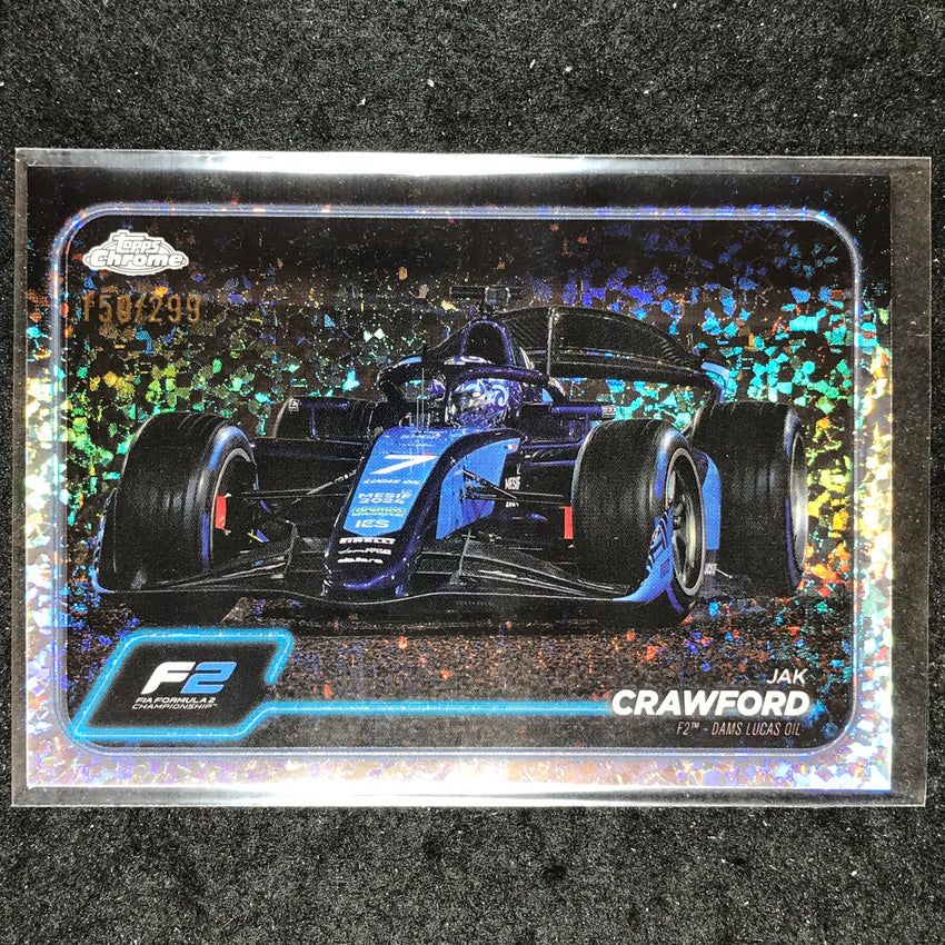 2024 Topps Chrome Formula 1 JAK CRAWFORD Mini Diamond 150/299 #105