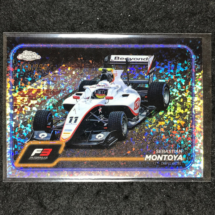 2024 Topps Chrome Formula 1 SEBASTIAN MONTOYA Mini Diamond 140/299 #125
