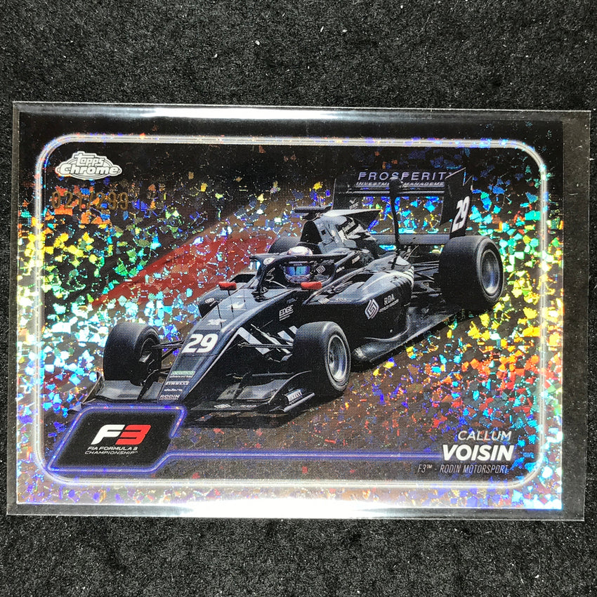 2024 Topps Chrome Formula 1 CALLUM VOISIN Mini Diamond 21/299 #142