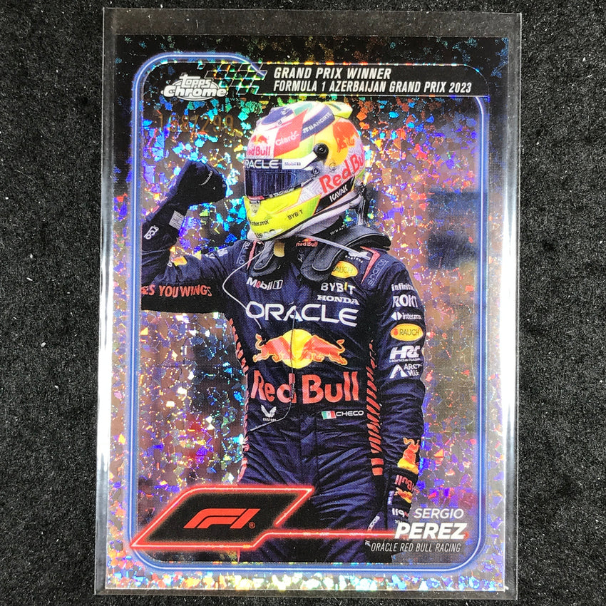 2024 Topps Chrome Formula 1 SERGIO PEREZ Mini Diamond 158/299 #146