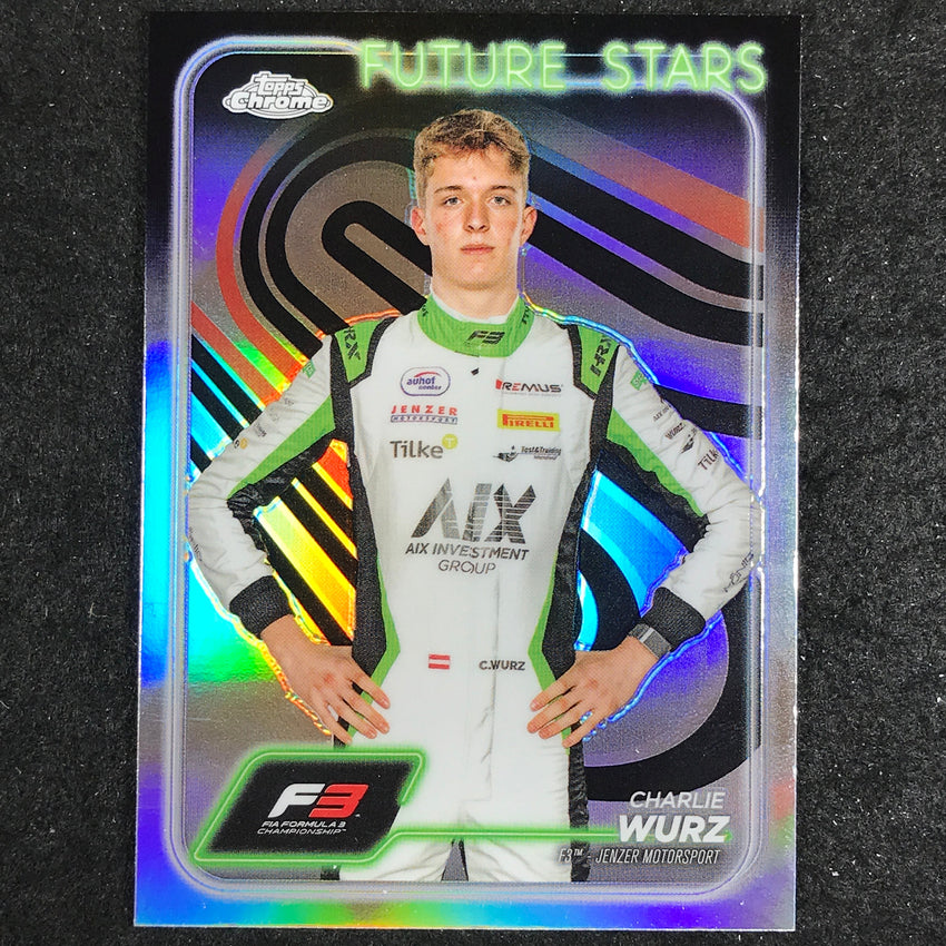 2024 Topps Chrome Formula 1 CHARLIE WURZ Base Refractor #58