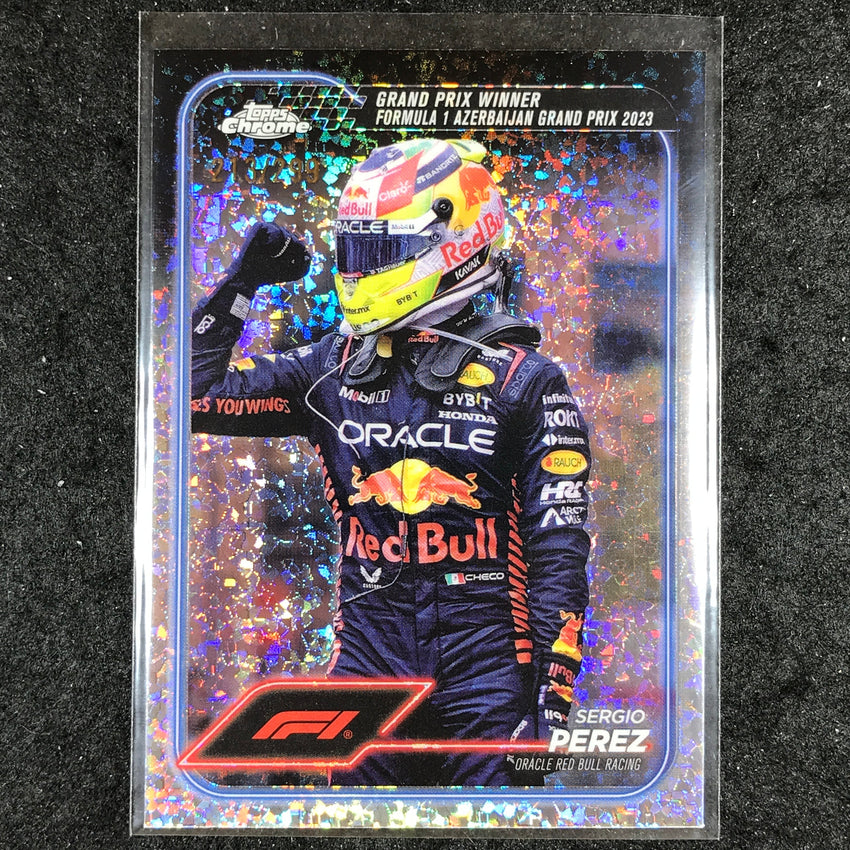2024 Topps Chrome Formula 1 SERGIO PEREZ Mini Diamond 213/299 #146