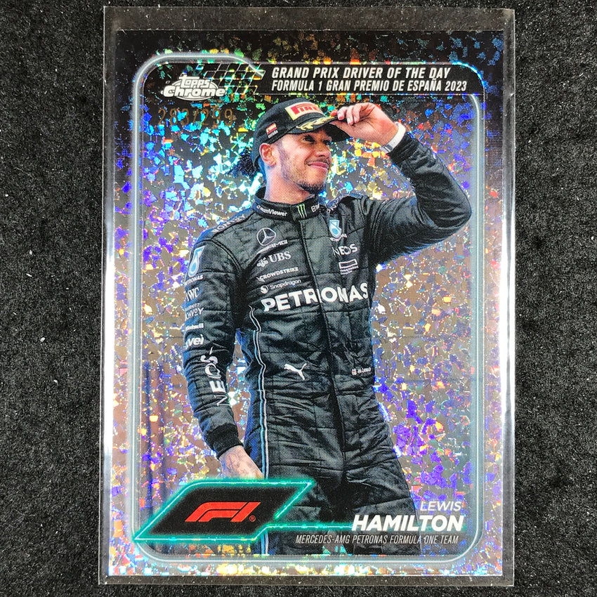2024 Topps Chrome Formula 1 LEWIS HAMILTON Mini Diamond 283/299 #165
