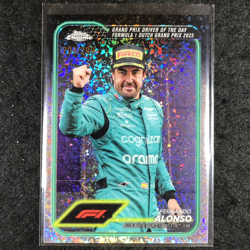 2024 Topps Chrome Formula 1 FERNANDO ALONSO Mini Diamond 204/299 #171