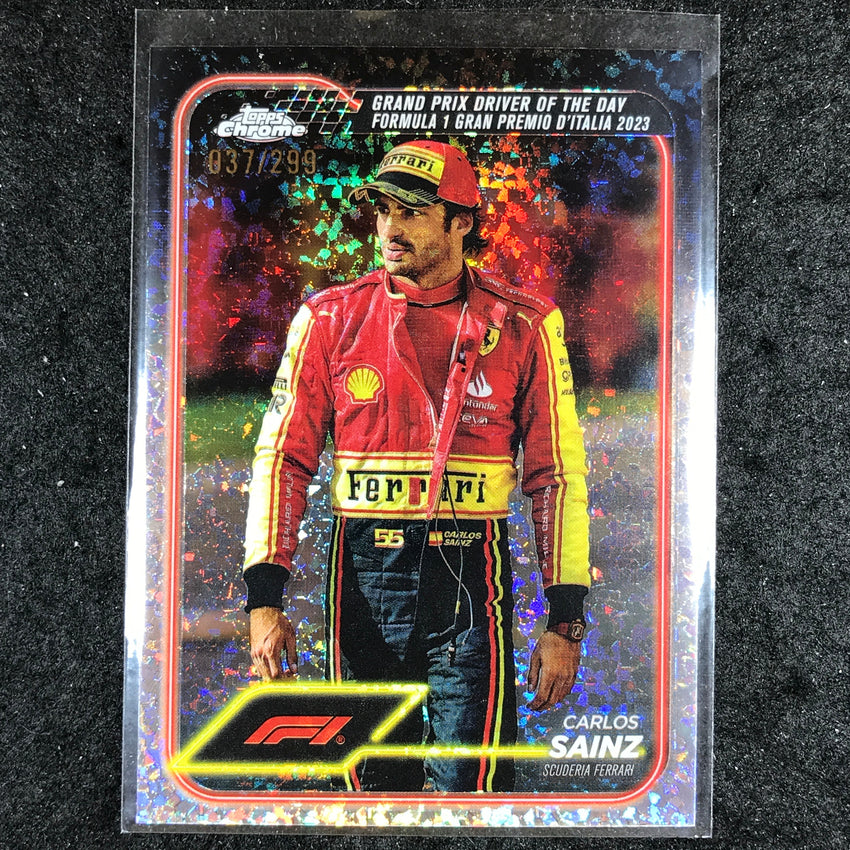 2024 Topps Chrome Formula 1 CARLOS SAINZ Mini Diamond 37/299 #172